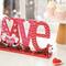 Glitzhome® 14.25" Valentine's LOVE Wooden Gnome Table Decor